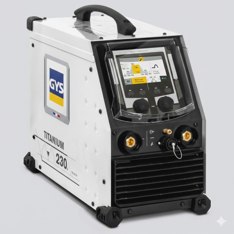 Poste à souder Titanium GYS 230 AC/DC FV SS - 061996,Machine - Poste à souder