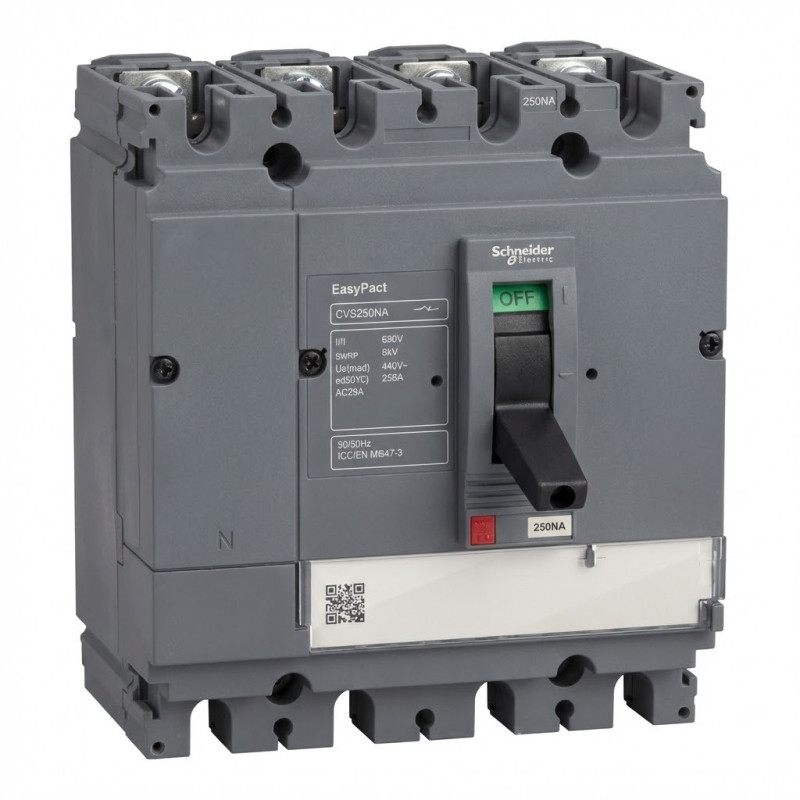 Interrupteur-sectionneur Easypact CVS CVS250NA - 250 A - 4P - SCHNEIDER - LV525426,Interrupteurs