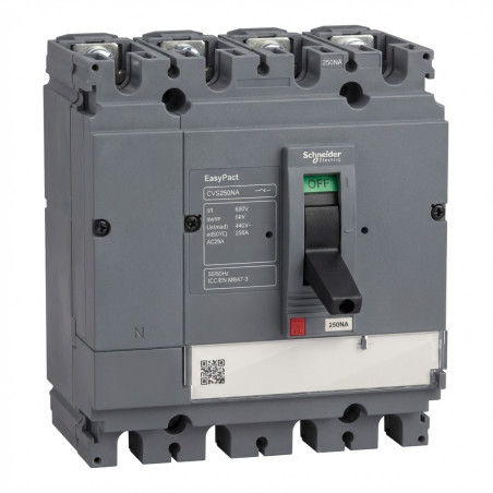 Interrupteur-sectionneur Easypact CVS CVS250NA - 250 A - 4P - SCHNEIDER - LV525426,Interrupteurs