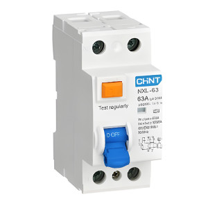 Interrupteur Différentiel 2p 63a 30ma 6ka Nl1-63 - Chint -