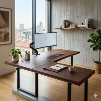 Bureau avec retour